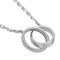 CARTIER Necklace Ladies 750WG Diamond Baby Love LOVE White Gold B7013700 Polished 3