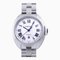 CARTIER Cle de WSCL0005 quadrante argento usato orologio da donna, Immagine 1