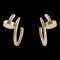 Cartier Just Ankle K18Yg Yellow Gold Earrings, Set of 2 1