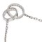 CARTIER Collier Diamant Baby Love K18 Or Blanc Femme 3