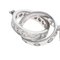CARTIER Collier Diamant Baby Love K18 Or Blanc Femme 6