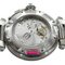 Orologio automatico con datario a griglia convessa in acciaio di Cartier, Immagine 6