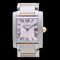 CARTIER Tank Française SM W51036Q4 '07 Asia Limited K18PG Pink Gold x Stainless Steel Women's Watch 39342 1