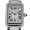 Lady's Quartz & Stainless Steel Tank Must Square Watch from Cartier, 1980s 3