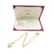 CARTIER heart diamond necklace Necklace Clear K18 [Yellow Gold] Clear 8