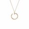 CARTIER Just Ankle Necklace Diamond Women's K18 Yellow Gold 3