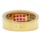 CARTIER Rubis/diamond diabolo ring Ring Pink Clear K18 [Yellow Gold] Rubis Pink Clear 3