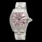 CARTIER W62043V3 Roadster SM Pink Ribbon Limited Watch Stainless Steel/SS Ladies, Image 1