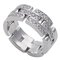 Half Diamond Maillon Panthere Ring in White Gold from Cartier 4