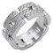 Half Diamond Maillon Panthere Ring in White Gold from Cartier 1