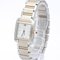 CARTIER Tank Francaise SM Diamond 18K Pink Gold Steel Watch WE110004 BF557777, Image 2