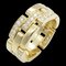 CARTIER Maillon PANTHERE Halbdiamant Ring Ring Clear K18 [Yellow Gold] Clear 1