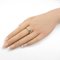 CARTIER Maillon PANTHERE Halbdiamant Ring Ring Clear K18 [Yellow Gold] Clear 6