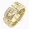 CARTIER Maillon PANTHERE Halbdiamant Ring Ring Clear K18 [Yellow Gold] Clear 1