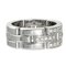 Triple Half Pave Diamond Maillon Panthere White Gold Ring from Cartier 4