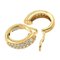 Cartier Mimisister Diamond Ohrringe K18 Yg Gelbgold 750 Clip On, 2 . Set 4
