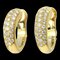 Cartier Mimisister Diamond Ohrringe K18 Yg Gelbgold 750 Clip On, 2 . Set 1