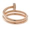 CARTIER Just Ankle Diamond Ring No. 7 18K K18 Pink Gold Ladies 5