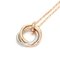 CARTIER Trinity K18YG Yellow Gold K18PG Pink K18WG White Necklace, Image 7