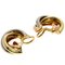 Trinity Diamond Earrings in Yellow Gold from Cartier, Set of 2 2