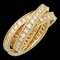 CARTIER Three Bangles Diamond #52 Women's/Men's Ring Size 9.5 1