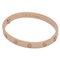 Love Bracelet Bangle in Pink Gold from Cartier 1