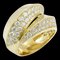 CARTIER diaglyph ring Ring Clear K18 [Yellow Gold] Clear, Image 1