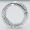 CARTIER Maillon Panthere 3 Rows Full Pave K18WG Diamond No. 6.5 Women's Ring White Gold 5