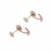 Cartier Ethansel De Diamond Women's K18 Pink Gold Earrings, Set of 2 3