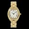 CARTIER Tonneau SM W15174P4 Women's Watch Ivory Dial K18YG Yellow Gold Solid Quartz 1