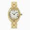CARTIER Tonneau SM W15174P4 Women's Watch Ivory Dial K18YG Yellow Gold Solid Quartz, Image 1