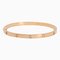 CARTIER Love SM K18PG pink gold bracelet 1