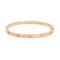 CARTIER Love SM K18PG pink gold bracelet 3