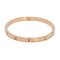 CARTIER Love SM K18PG pink gold bracelet, Image 2