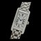 CARTIER Watch Ladies Tank American Quartz 750WG White Gold Solid W26019L1 Square Polished 1