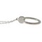 CARTIER Just Ankle Necklace K18 White Gold Diamond Women's 4