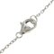 CARTIER Just Ankle Necklace K18 White Gold Diamond Women's 6