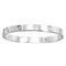 Bracelet CARTIER Love Demi Diamant 4P #16 K18 WG Or Blanc 750 2