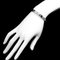 Bracelet CARTIER Love Demi Diamant 4P #16 K18 WG Or Blanc 750 6