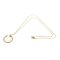 CARTIER Just Ankle Diamond Necklace 18K K18 Yellow Gold Ladies 9