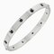 CARTIER Love Bracelet #17 Sapphire K18 WG White Gold 750 Bangle 1