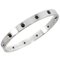 Bracelet Love CARTIER #17 Saphir K18 WG Or Blanc 750 5