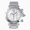CARTIER Pasha de watch WSPA0018 Armbanduhr mit silbernem Zifferblatt für Herren 1