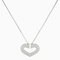 CARTIER C Heart XL K18WG White Gold Necklace 1