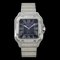 CARTIER Santos de Watch MM Bezel Diamond W4SA0006 Blue Unisex C7804 1