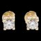 Cartier C Do Diamond Earrings Pierced Earrings Clear K18Pg [Rose Gold] Clear, Set of 2, Image 1