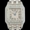 Mini Panthere Diamond Bezel Uhr aus K18 Weißgold von Cartier 1
