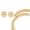 Classic Hoop Yellow Gold Earrings from Cartier, Set of 2 4