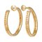 Classic Hoop Yellow Gold Earrings from Cartier, Set of 2 3