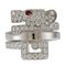 CARTIER Le Bezedud Dragon Ring No. 10.5 18K K18 White Gold Diamond Women's, Image 3